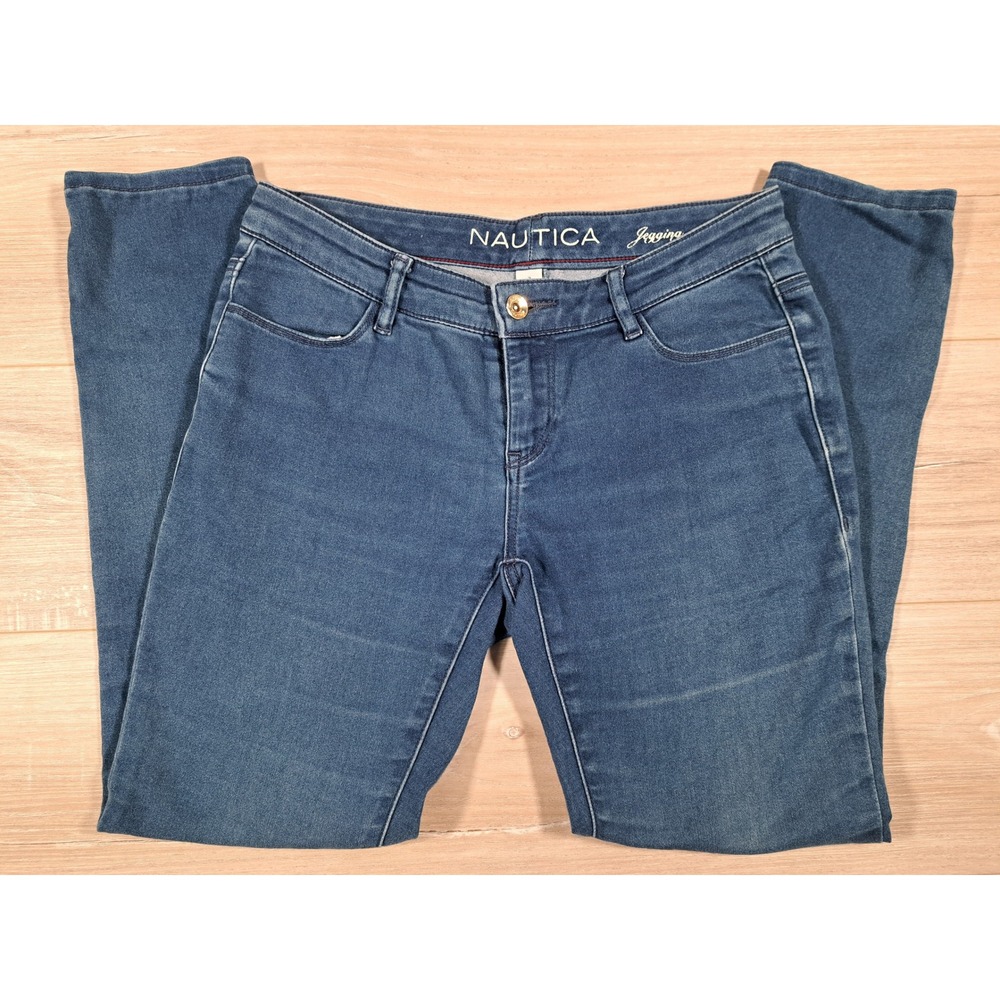 Nautica Women Blue Jegging Slim Fit Stretch Denim Jeans Size 2 VDR Y02414